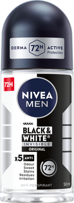 Nivea Men Invisible for Black & White Power antiperspirant roll