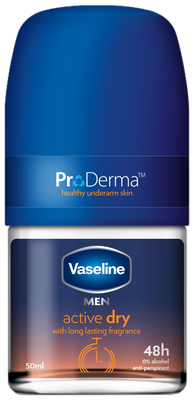 Vaseline Roll-on Men Active Dry