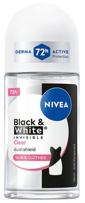 Nivea Invisible Black & White Clear Kuličkový antiperspirant