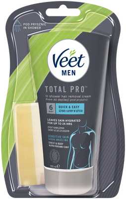 Veet MEN Depilační krém do sprchy pro citlivou pokožku