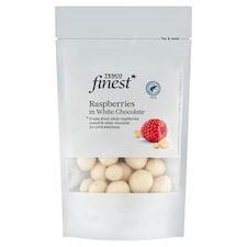Finest Lyofilizované maliny v bílé čokoládě 100g