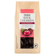 Kandované višně v hořké čokoládě 120g