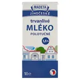 Madeta Jihočeské trvanlivé mléko polotučné 1,5% 1l