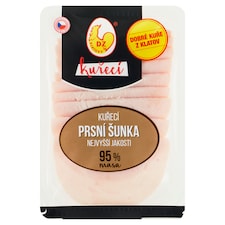 DZ Klatovy Kuřecí prsní šunka nejvyšší jakosti 0,100kg