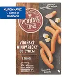 Ponnath Vídeňské minipárečky se sýrem 200g