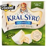Král Sýrů Hermelín zelený pepř 120g