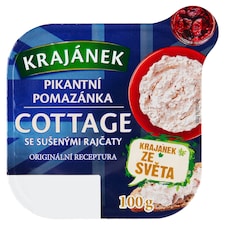Krajánek Pikantní pomazánka cottage se sušenými rajčaty 100g