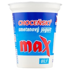 Choceňská Mlékárna Choceňský smetanový jogurt max bílý 330g