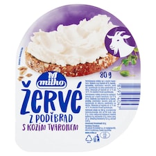 Milko Žervé z Poděbrad s kozím tvarohem 80g