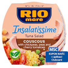 Rio Mare Insalatissime Hotový pokrm z kuskusu, tuňáka, zeleniny a cizrny 160g