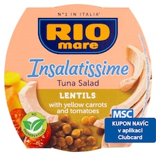 Rio Mare Insalatissime Hotový pokrm z čočky, zeleniny a tuňáka 160g