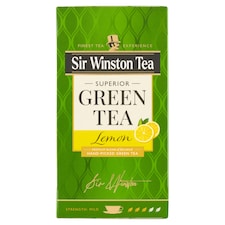 Sir Winston Tea Zelený čaj aromatizovaný s příchutí citrónu 20 x 1,75g (35g)