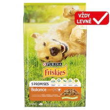Purina Friskies Balance, granule pro psy, s lahodnou kombinací kuřete, hovězího a se zeleninou 10kg