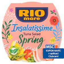Rio Mare Insalatissime Spring hotový pokrm ze zeleniny, tuňáka a rýže 160g