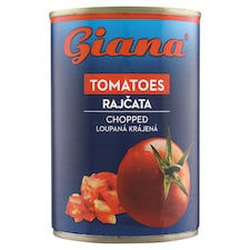 Giana Rajčata loupaná krájená 400g