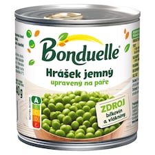 Bonduelle Hrášek jemný upravený na páře 160g