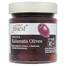 Finest Černé Kalamata olivy s peckou 210g