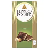 Ferrero Rocher Mléčná čokoláda s náplní s lískovými ořechy a makadamiemi 90g