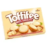Toffifee Celá jádra lískových ořechů v karamelu s mléčným krémem a bílou čokoládou 15 ks 125g