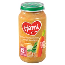Hami Brambory s kuřetem, mrkví a jemným špenátem 250g