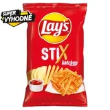 Lay's Stix Smažené bramborové lupínky s příchutí kečupu 130g