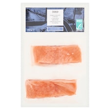 Porce z filetů lososa 250g