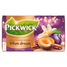 Pickwick Plum Dream ovocný čaj aromatizovaný se švestkami, vanilkou a skořicí 20 x 2g (40g)