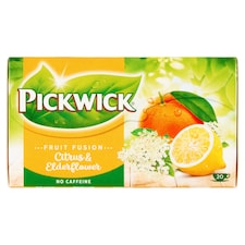 Pickwick Fruit Fusion Ovocnobylinný čaj s citrusovým oplodím a květem černého bezu 20 x 2g (40g)