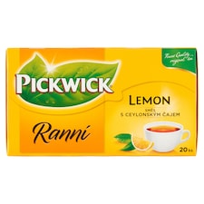 Pickwick Ranní černý čaj aromatizovaný s citronovým oplodím 20 x 1,75g (35g)