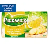 Pickwick Fruit Fusion Ovocnobylinný čaj se zázvorem, citronem a citronovou trávou 20 x 2g (40g)