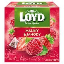 Loyd Ovocný čaj aromatizovaný maliny & jahody 20 x 2g (40g)