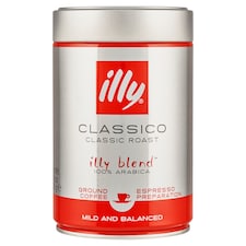 illy Classico mletá pražená káva 250g