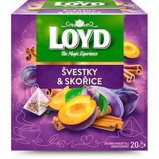 Loyd Bylinno-ovocný čaj aromatizovaný švestky & skořice 20 x 2g (40g)