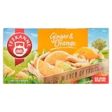 Teekanne World of Fruits Ginger & Orange ovocno-bylinný čaj 20 x 2,25g (45g)