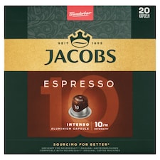 Jacobs Espresso Intenso pražená mletá káva v kapslích 104g