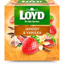Loyd Ovocný čaj aromatizovaný jahody & vanilka 20 x 2g (40g)