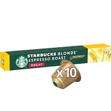 STARBUCKS by NESPRESSO Blonde Espresso Roast Decaf, kávové kapsle - 10 kapslí v balení 55g