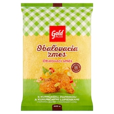 Gold Plus Obalovací směs s kurkumou, paprikou a kukuřičnými lupínky 500g