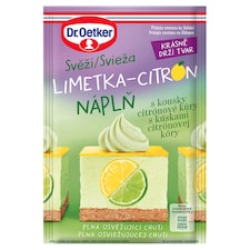 Dr. Oetker Svěží limetka-citrón náplň s kousky citrónové kůry 50g