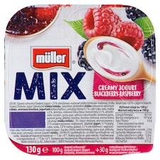 Müller Mix Slazený ochucený jogurt 130g