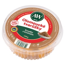 A.W. Olomoucké tvarůžky kousky s kmínem 125g