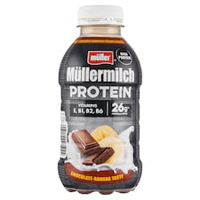 Müller Müllermilch Protein mléčný nápoj s čokoládovo-banánovou příchutí 400g