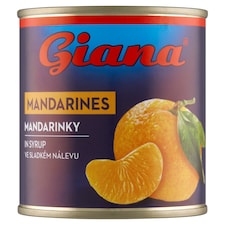Giana Mandarinky ve sladkém nálevu 312g