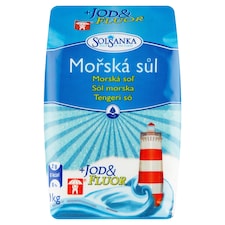 Solsanka Mořská sůl + jod & fluor 1kg