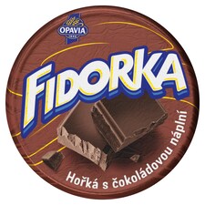 Opavia Fidorka Hořká s čokoládovou náplní hnědá 30g