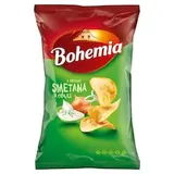 Bohemia Chips s příchutí smetana a cibule 130g