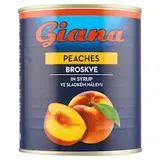 Giana Broskve ve sladkém nálevu 820g