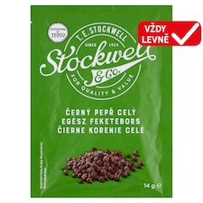 Stockwell & Co. Černý pepř celý 14g