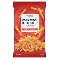 Kukuřičné křupky s příchutí kečupu 125g