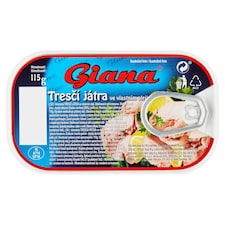 Giana Tresčí játra ve vlastním oleji 115g